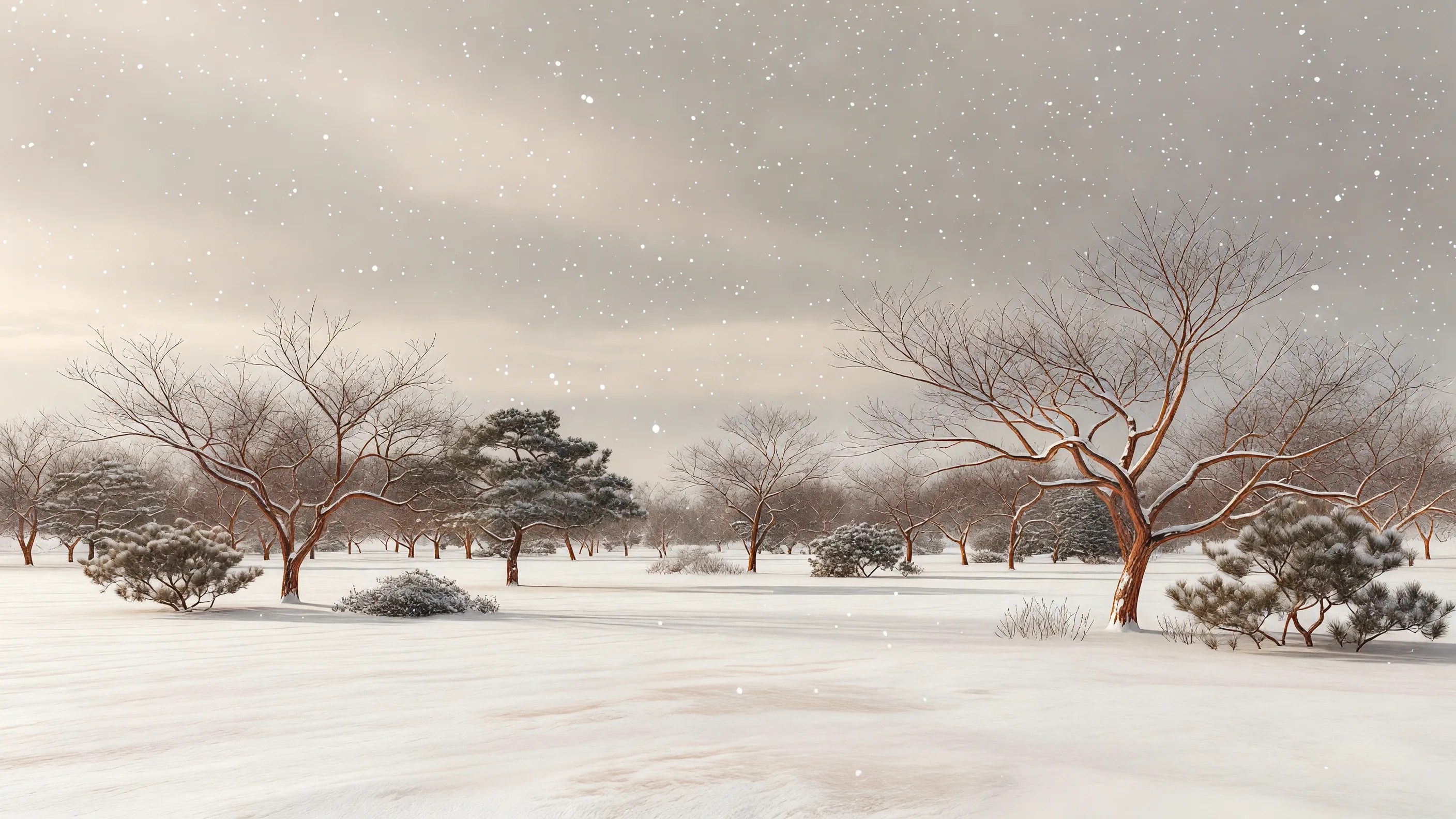冬の雪景色